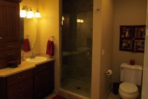 Bathroom remodel by Accell Construction
