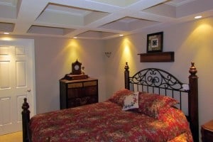 Basement bedroom remodel by Accell Construction