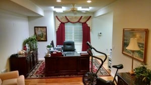 Basement office remodel and construction in Denver by Accell Construction.