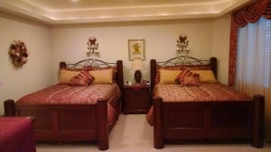 Twin bed Basement bedroom remodeling in Colorado.