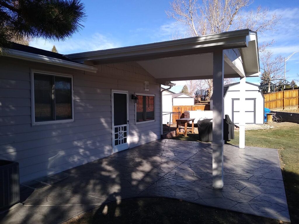 Outdoor living space contractor Aurora, Co. Patio Remodel